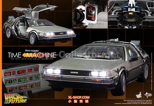 Hot Toys - MMS260 - Back To The Future - 1/6th Scale DeLorean Time Machine Collectible Vehicle แกะเช็ค (TC)