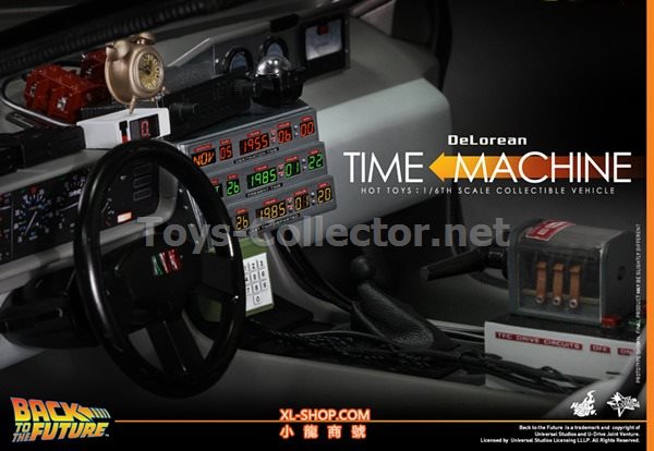 Hot Toys - MMS260 - Back To The Future - 1/6th Scale DeLorean Time Machine Collectible Vehicle แกะเช็ค (TC)