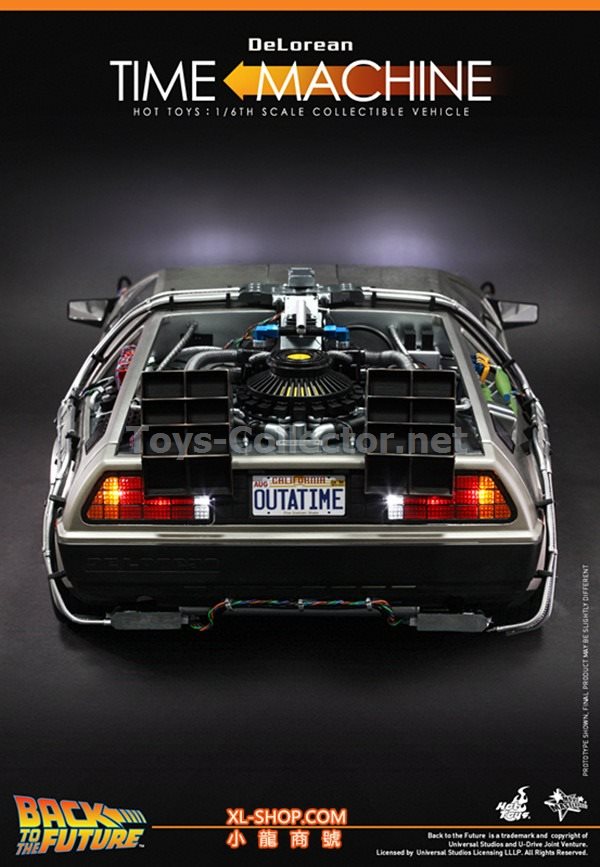 Hot Toys - MMS260 - Back To The Future - 1/6th Scale DeLorean Time Machine Collectible Vehicle แกะเช็ค (TC)