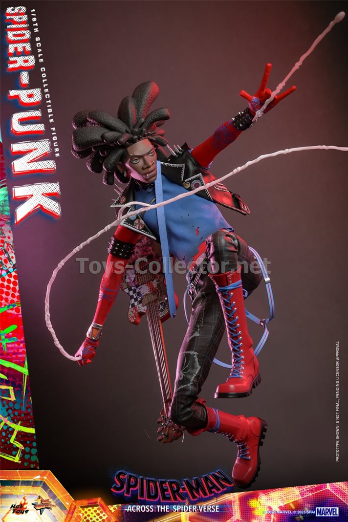 Hot Toys  MMS726 - Spider-Man: Across the Spider-Verse  1/6th Spider-Punk (KU)