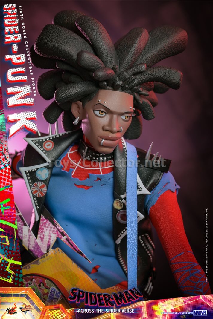 Hot Toys  MMS726 - Spider-Man: Across the Spider-Verse  1/6th Spider-Punk (KU)