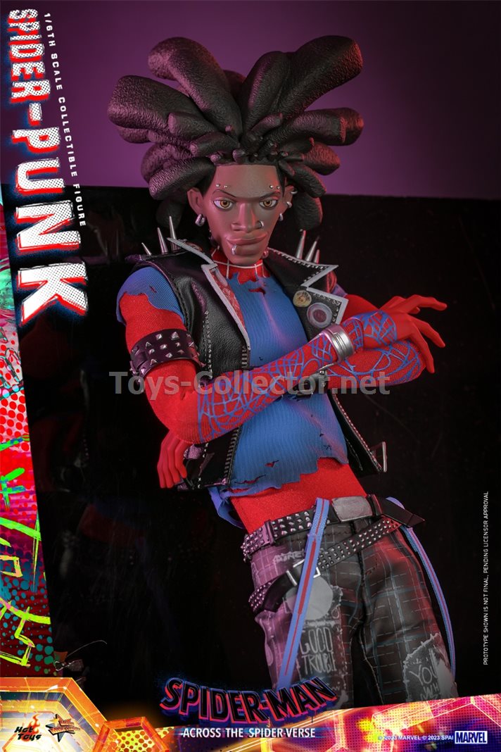 Hot Toys  MMS726 - Spider-Man: Across the Spider-Verse  1/6th Spider-Punk (KU)