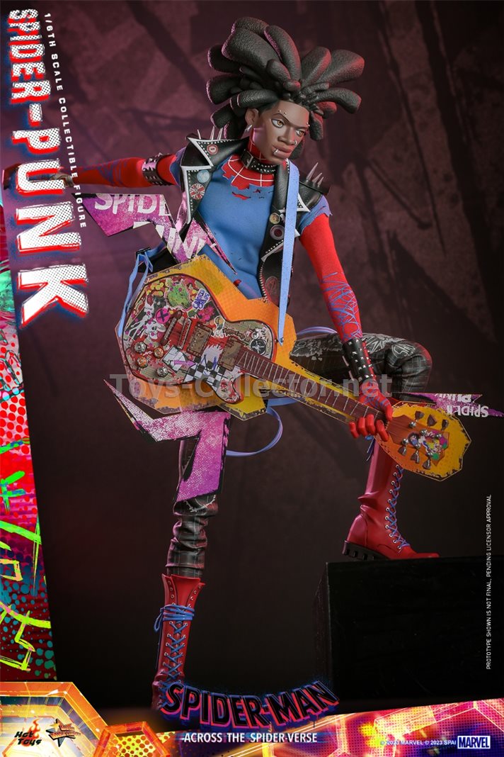 Hot Toys  MMS726 - Spider-Man: Across the Spider-Verse  1/6th Spider-Punk (KU)
