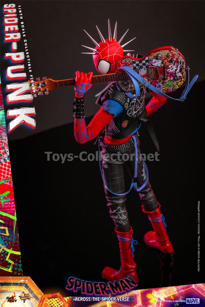 Hot Toys  MMS726 - Spider-Man: Across the Spider-Verse  1/6th Spider-Punk (KU)