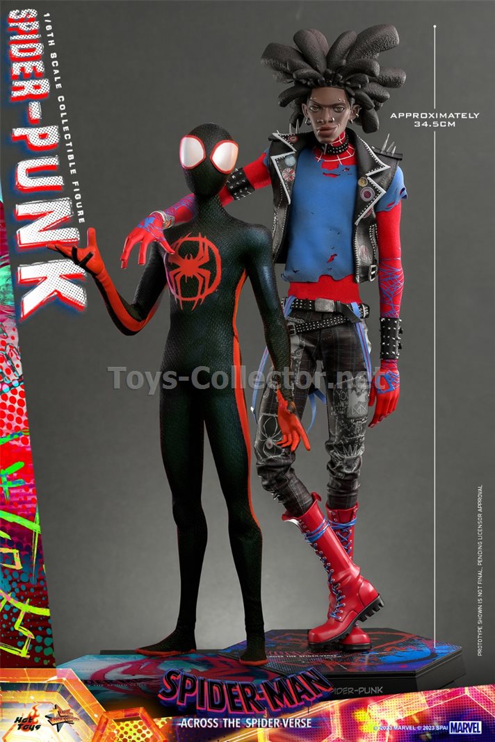 Hot Toys  MMS726 - Spider-Man: Across the Spider-Verse  1/6th Spider-Punk (KU)