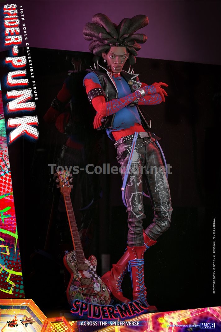 Hot Toys  MMS726 - Spider-Man: Across the Spider-Verse  1/6th Spider-Punk (KU)