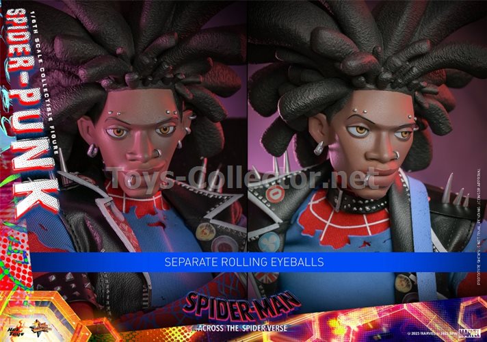 Hot Toys  MMS726 - Spider-Man: Across the Spider-Verse  1/6th Spider-Punk (KU)