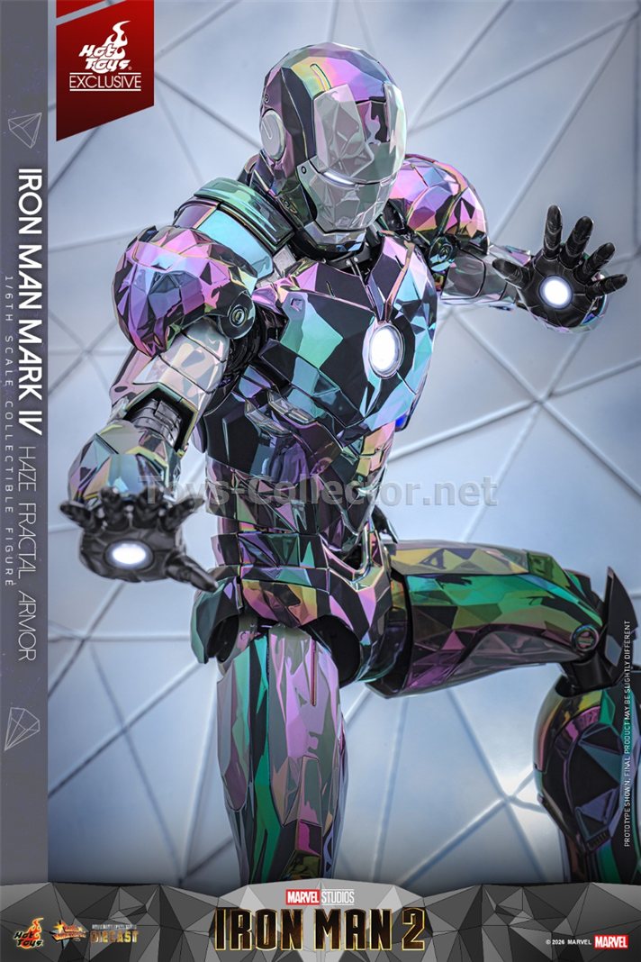 Hot Toys MMS855D79 Iron Man 2 - Iron Man Mark IV (Haze Fractal Armor) [Hot Toys Exclusive] (tx)