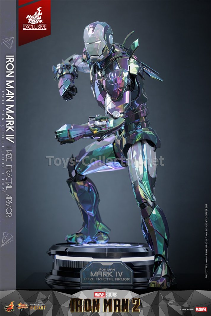 Hot Toys MMS855D79 Iron Man 2 - Iron Man Mark IV (Haze Fractal Armor) [Hot Toys Exclusive] (tx)