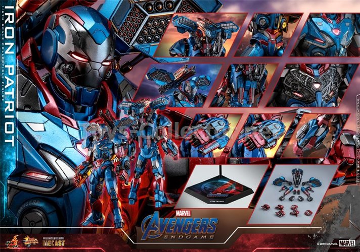 Hot Toys MMS547D34 Avengers: Endgame 1/6 Iron Patriot (KU)
