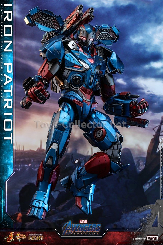 Hot Toys MMS547D34 Avengers: Endgame 1/6 Iron Patriot (KU)