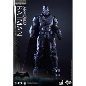 Hot Toys MMS356 Batman VS Superman : DOJ  Armored Batman (Black Chrome) (TC)
