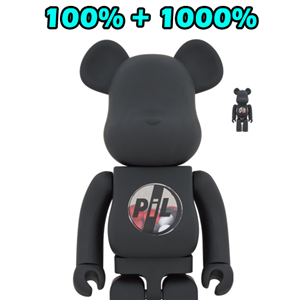 BE@RBRICK PiL  100％ & 1000％ (Public Image Ltd) (TC)