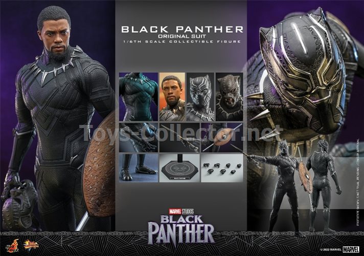 Hot Toys MMS671 1/6 Black Panther Legacy - Black Panther (Original Suit) (ku)