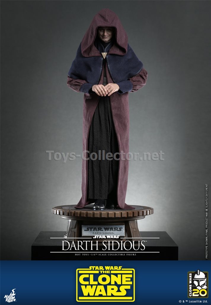 Hot Toys TMS102 1/6 Star Wars: The Clone Wars™ - Darth Sidious™(TC)