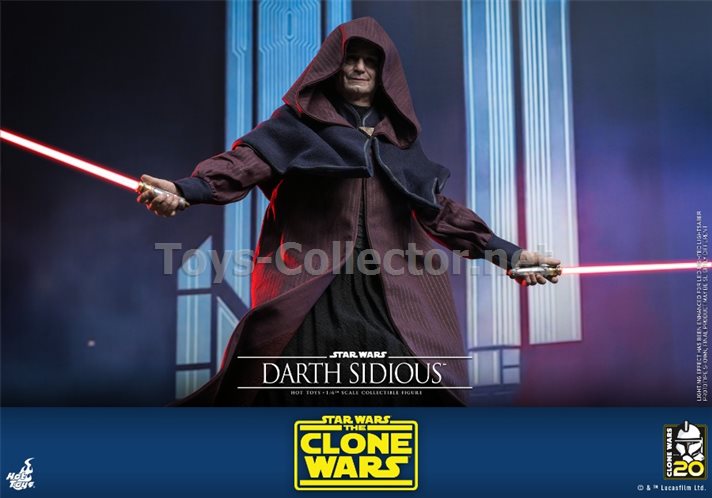 Hot Toys TMS102 1/6 Star Wars: The Clone Wars™ - Darth Sidious™(TC)
