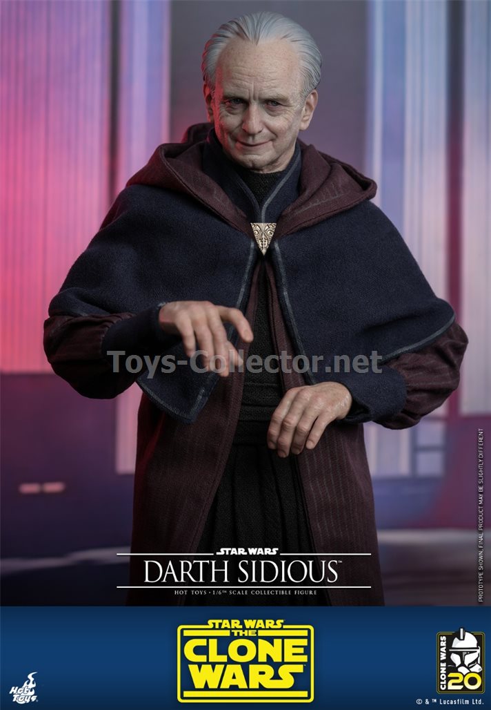 Hot Toys TMS102 1/6 Star Wars: The Clone Wars™ - Darth Sidious™(TC)
