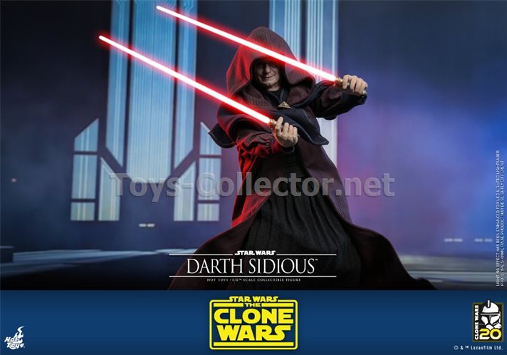 Hot Toys TMS102 1/6 Star Wars: The Clone Wars™ - Darth Sidious™(TC)