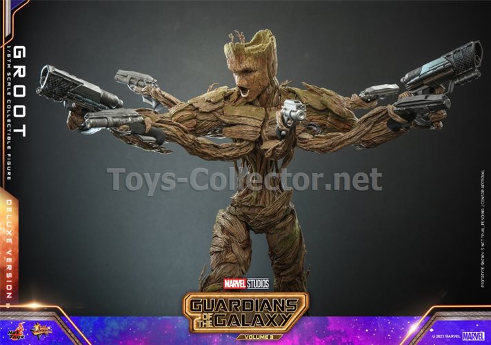Hot Toys MMS707 1/6 Guardians of the Galaxy Vol. 3 - Groot (Deluxe Version) (ku)