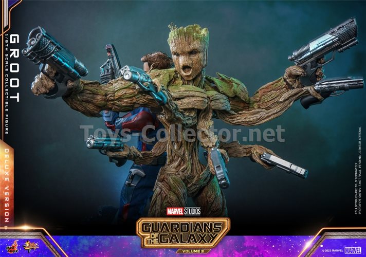 Hot Toys MMS707 1/6 Guardians of the Galaxy Vol. 3 - Groot (Deluxe Version) (ku)